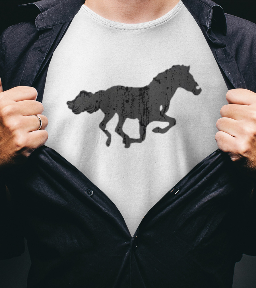 Vintage Horse Print T-Shirt
