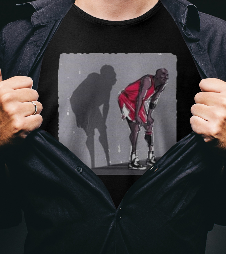 Jack Perkins Me And My Shadow Basketball Legend Icon Shadow T-Shirt