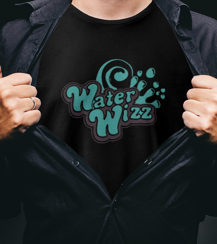 Adam Sandler Water Wizz Retro Logo Splash T-Shirt