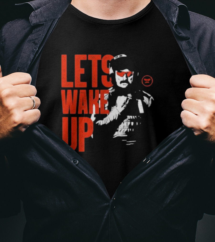 Dr Disrespect Let's Wake Up 4 1 24 Gaming Icon Red Glasses Rugged Vest T-Shirt