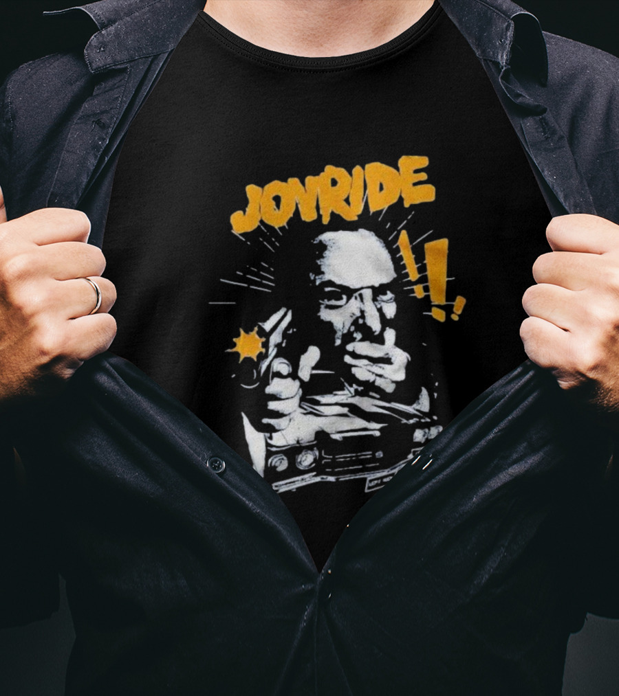 Joyride Man’s World Bold Retro Gunman Adventure T-Shirt