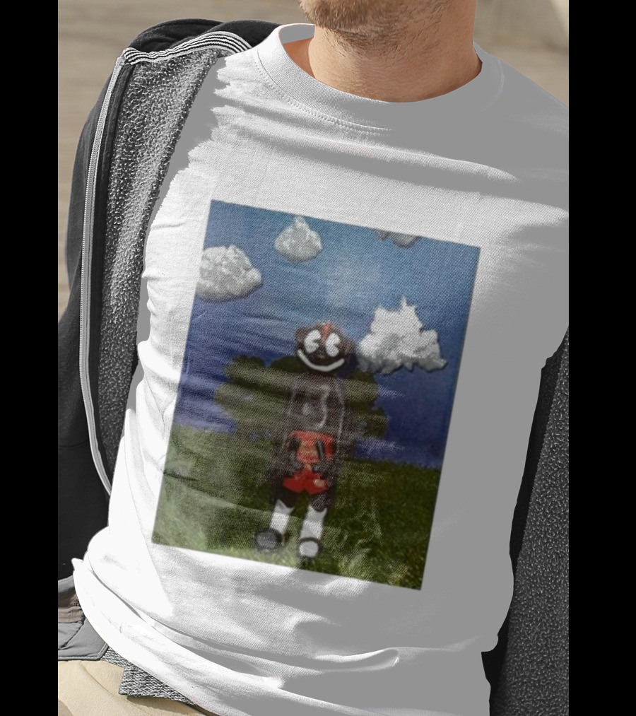 Lil Darkie Sunrise Character With Clouds And Trees T-Shirt