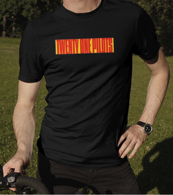 Twenty One Pilots Red Block Wordmark T-Shirt