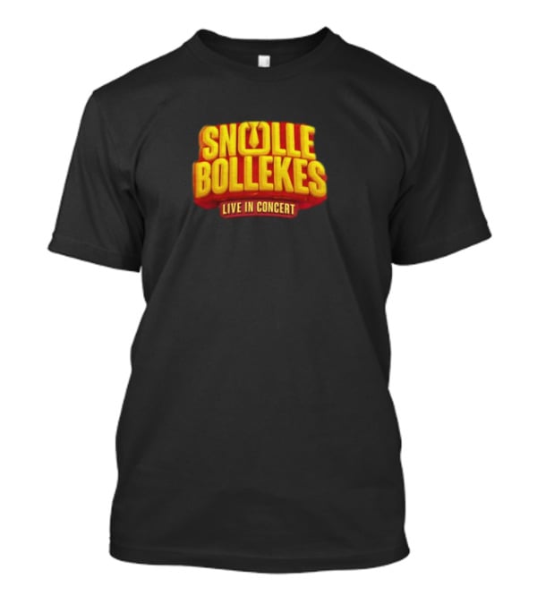 Snollebollekes Live In Concert Official Merchandise Rode T-Shirt