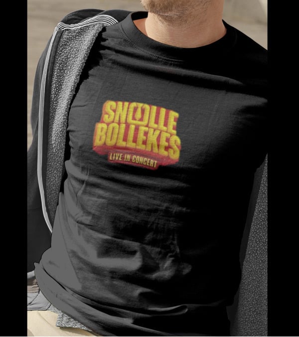 Snollebollekes Live In Concert Official Merchandise Rode T-Shirt