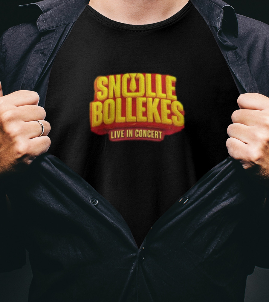 Snollebollekes Live In Concert Official Merchandise Rode T-Shirt