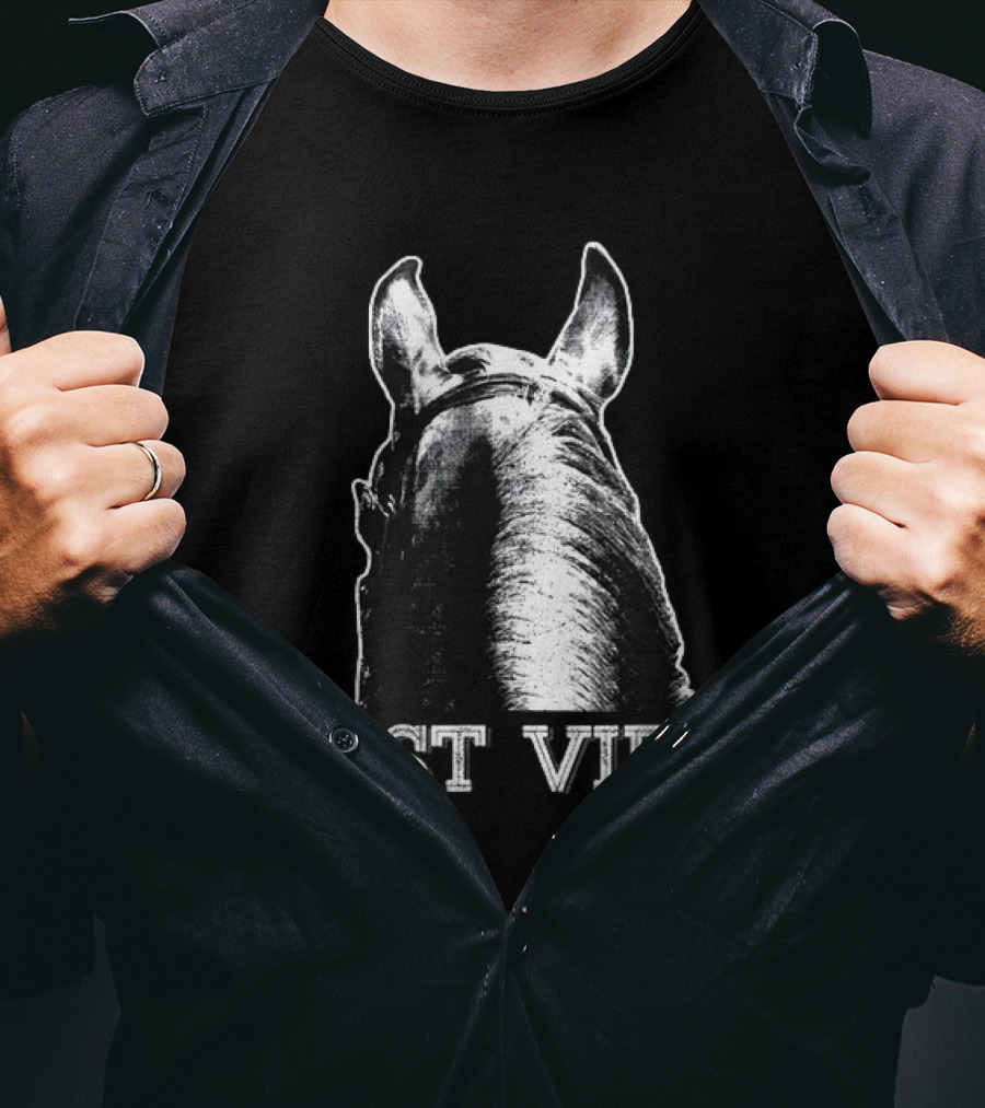 Best View Horse Riding Equestrian Perspective T-Shirt