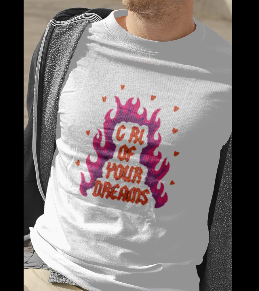 Dylan Girl Of Your Dreams Flame Hearts T-Shirt