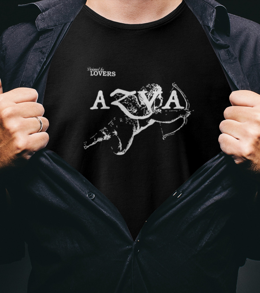 AZVA Designed By Lovers Black Cupid T-Shirt