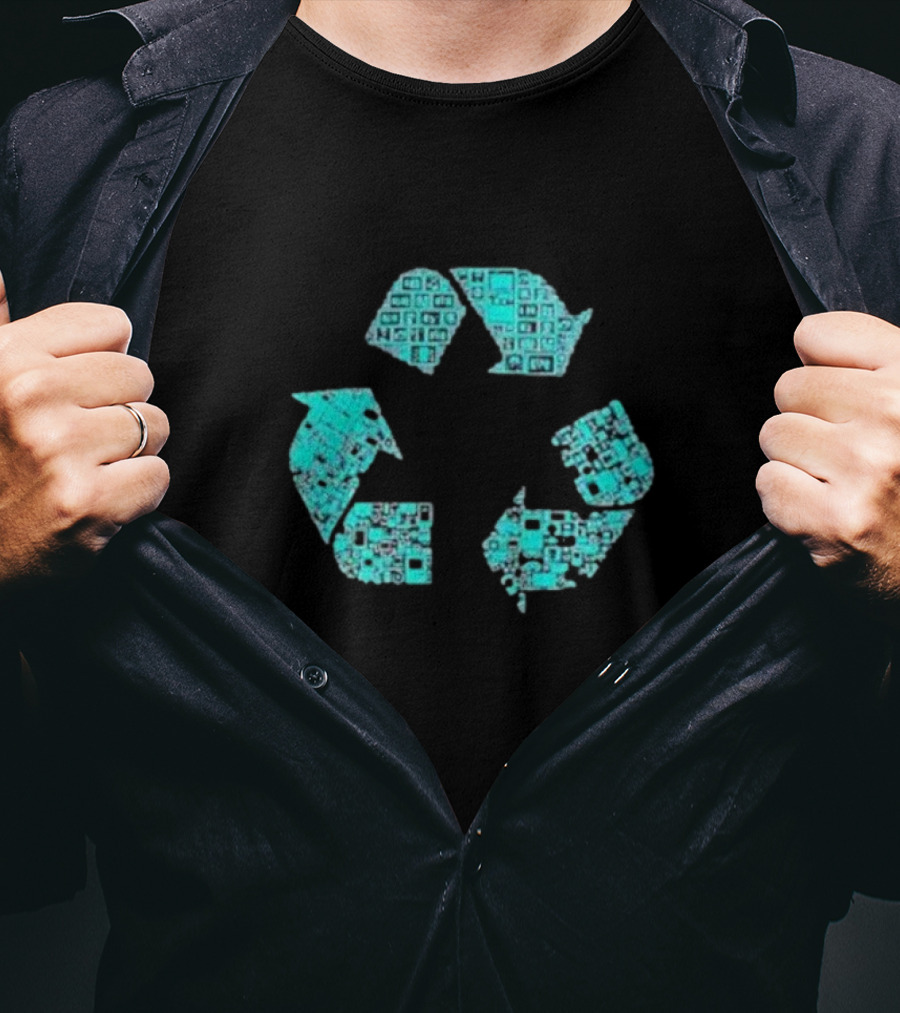 Earth Day Eco Recycling Circuit T-Shirt