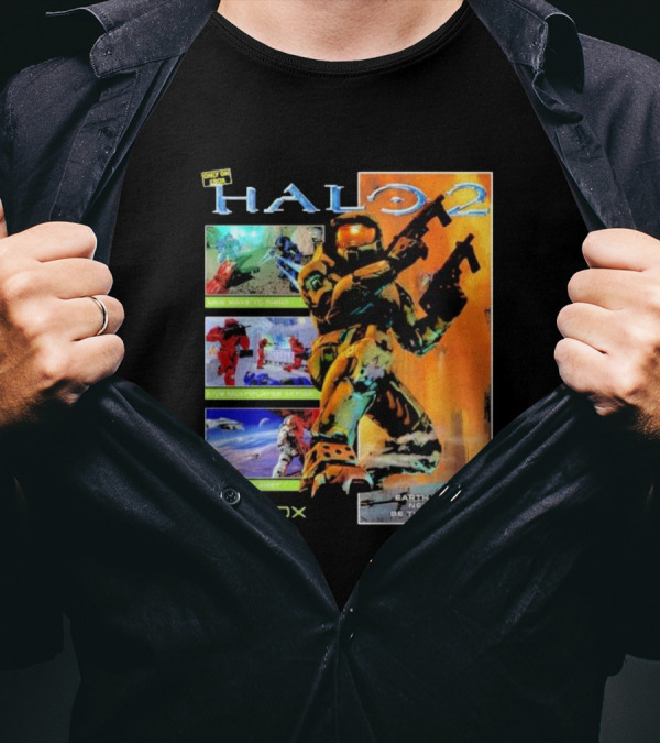Halo 2 Master Chief Xbox Matchmaking Earth Will Never Be The Same T-Shirt