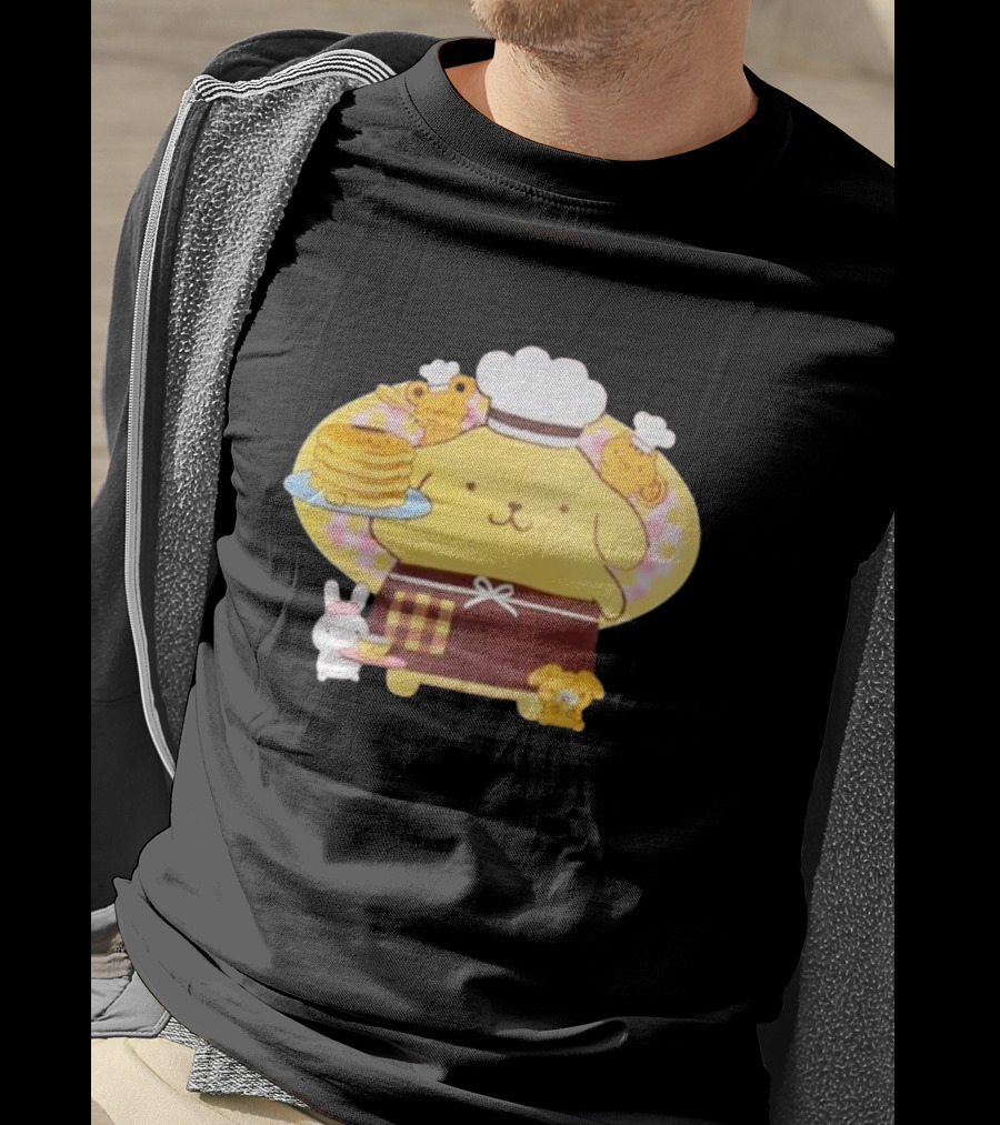 Join The Sanrio Pompompurin Pancake Chef T-Shirt