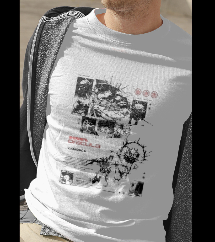 Kim Dracula Comic Style Graphics KIMOFACI T-Shirt