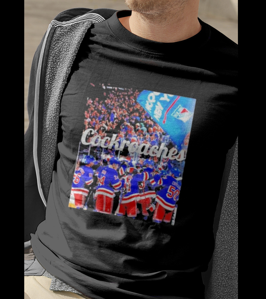 New York Rangers Cockroaches Fans Hockey Team T-Shirt