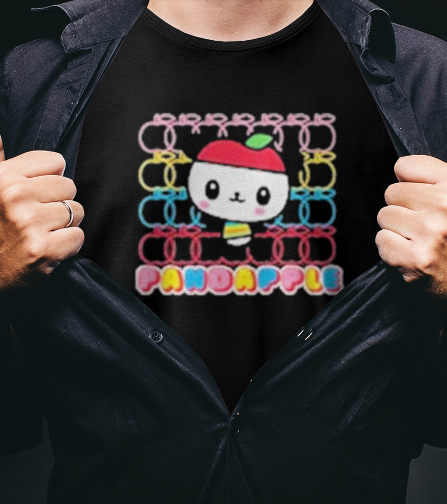 Pandapple Cute Apple Pattern Fever T-Shirt