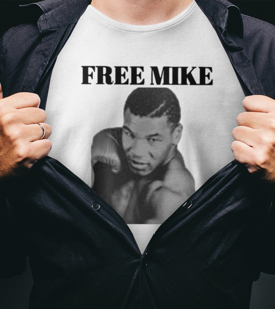 Free Mike Tyson Boxing Legend Image T-Shirt
