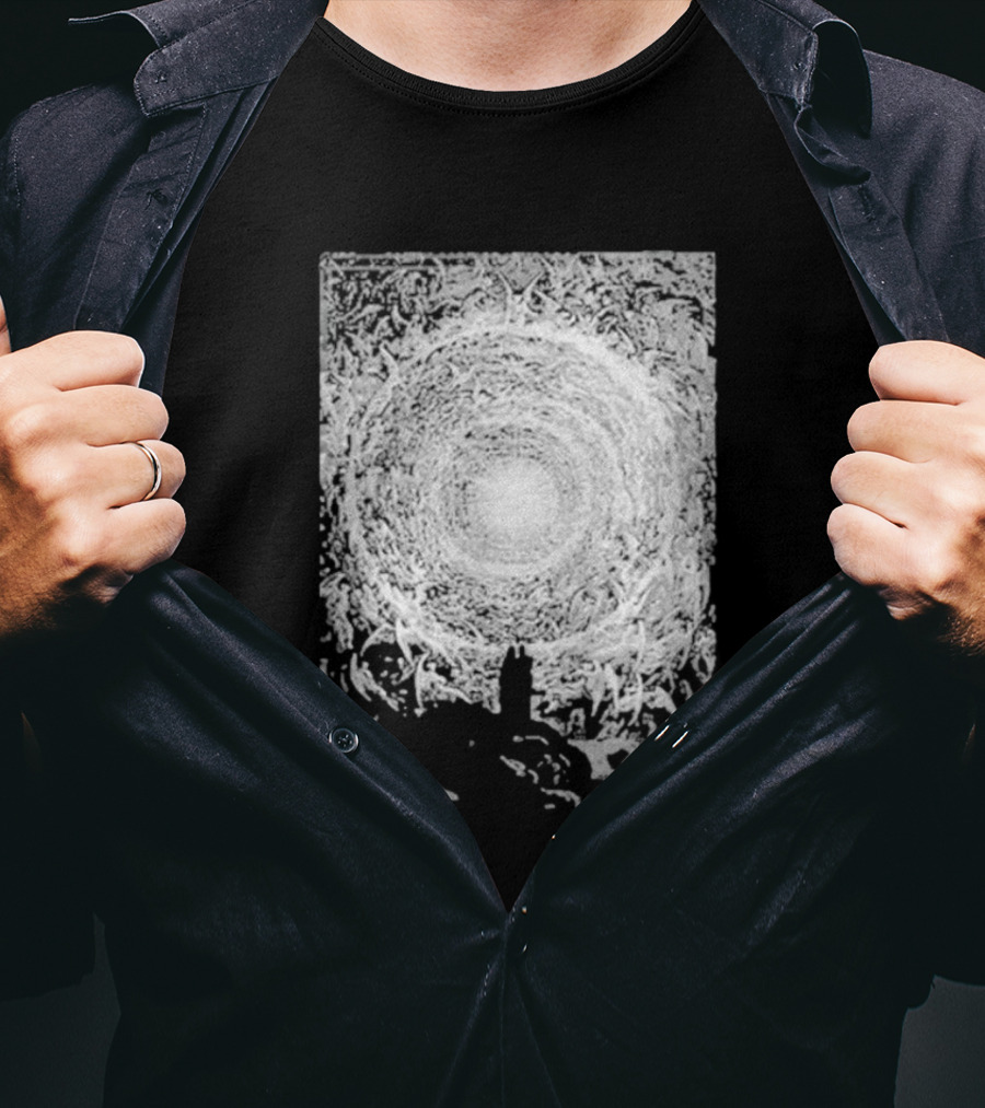 Zheani Worship The Spiritual Meat Grinder Celestial Swirling Vortex T-Shirt
