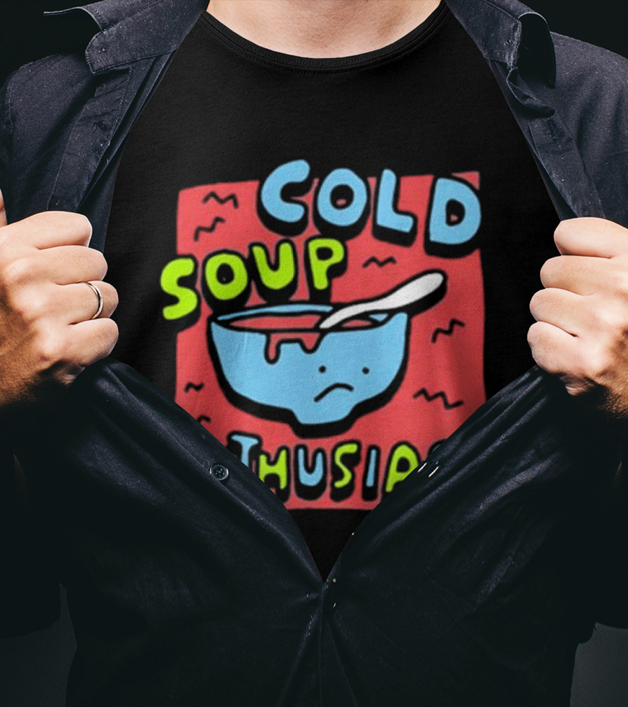 Zoe Bread Cold Soup Enthusiast Retro Gazpacho Vibes T-Shirt