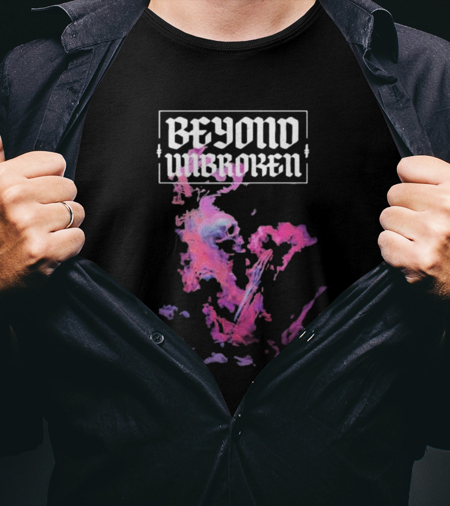 Beyond Unbroken My Life Skull And Smoke T-Shirt