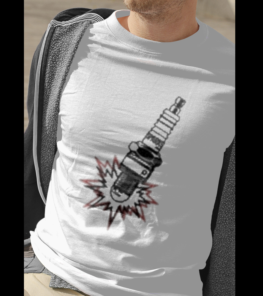 Sparks Plug Ignition Flash T-Shirt