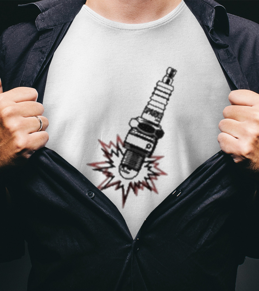 Sparks Plug Ignition Flash T-Shirt