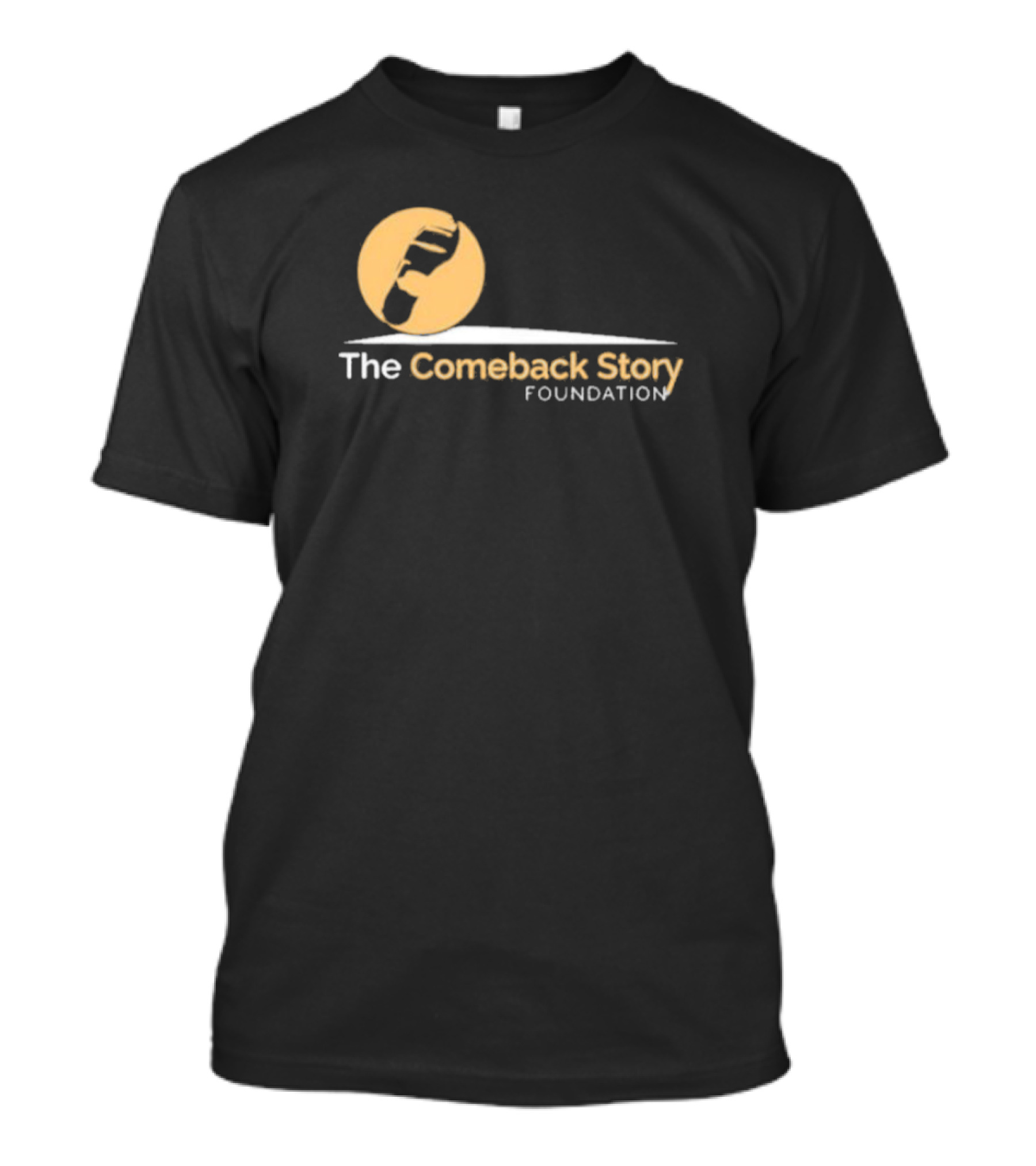 The Comeback Story Foundation Logo With Stomp Icon And Arc T-Shirt