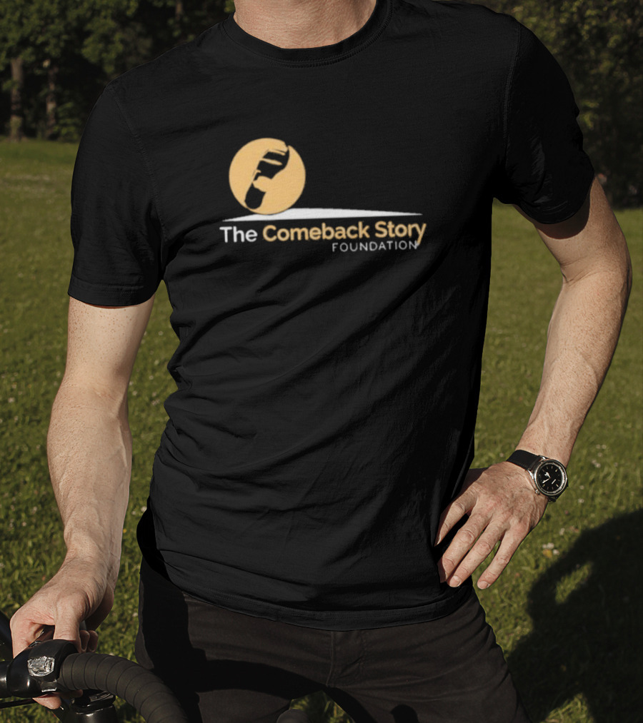 The Comeback Story Foundation Logo With Stomp Icon And Arc T-Shirt