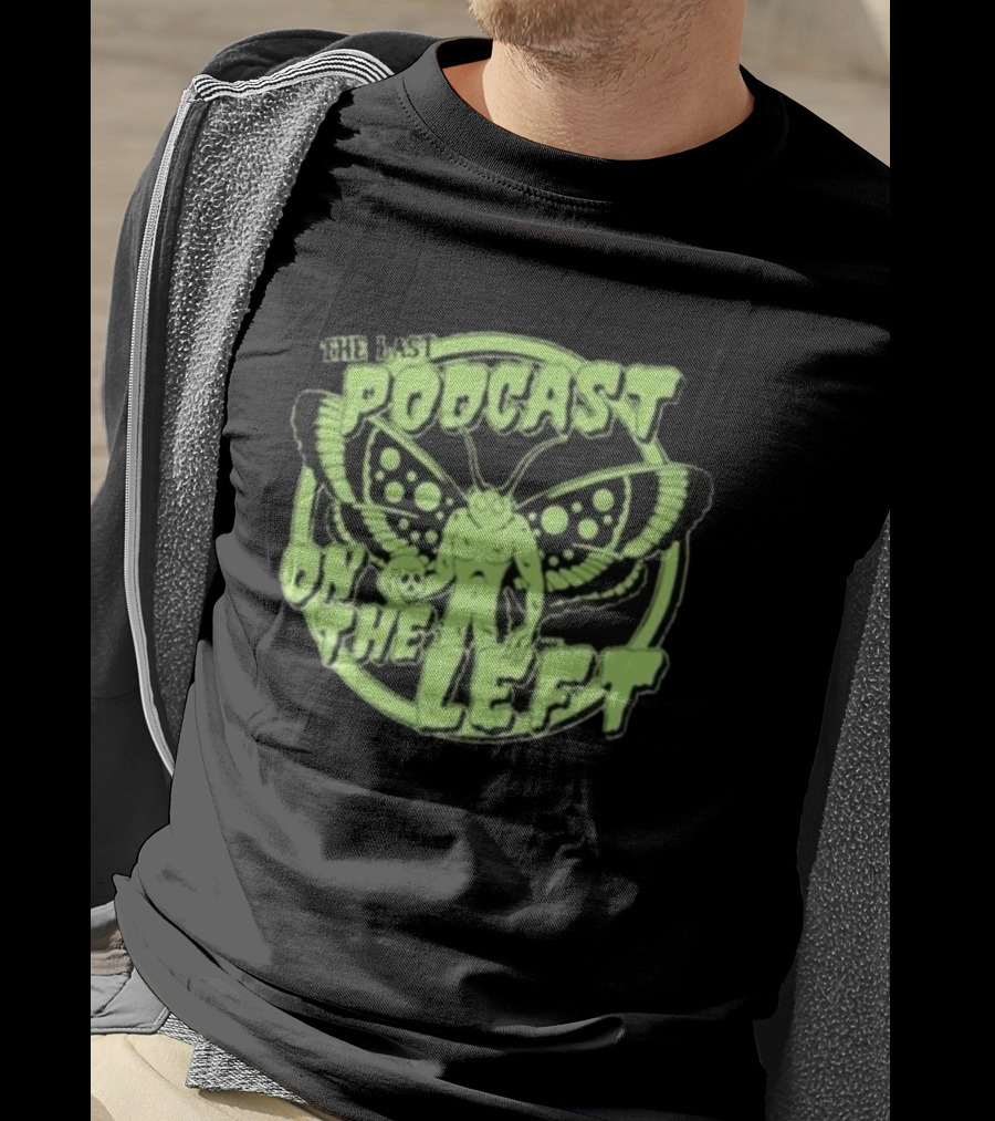 The Last Podcast On The Left Mothman Neon T-Shirt