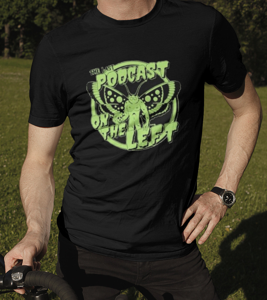 The Last Podcast On The Left Mothman Neon T-Shirt