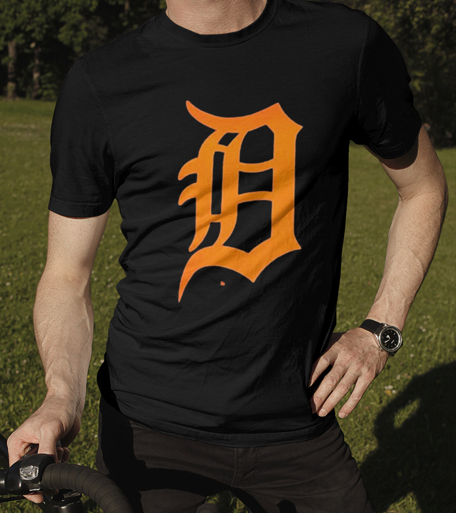 Detroit Tigers Big And Tall #1 Dad T-Shirt