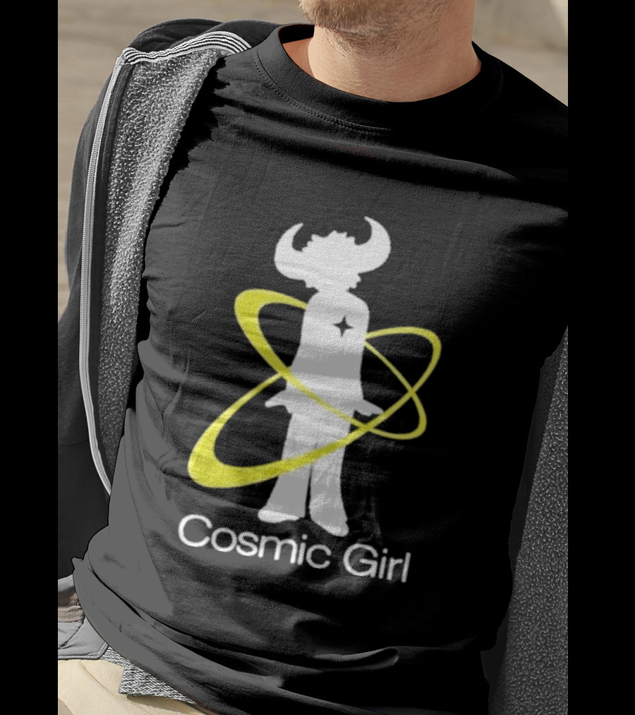 Jamiroquai Cosmic Girl Buffalo Yellow Swirl T-Shirt