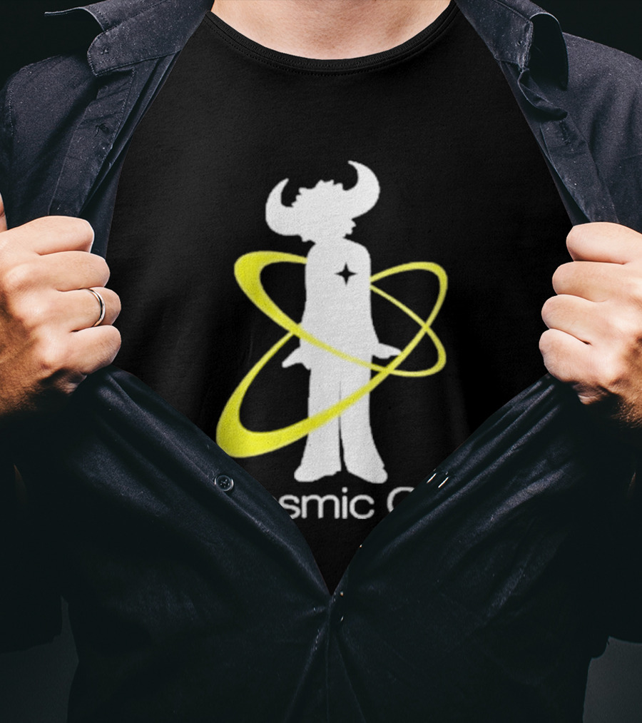 Jamiroquai Cosmic Girl Buffalo Yellow Swirl T-Shirt