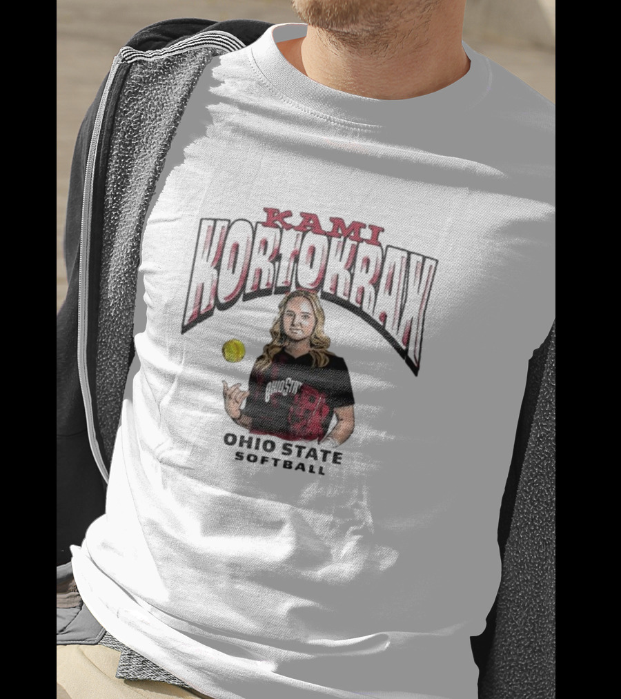 Kami Kortokrax Ohio State Softball Champion T-Shirt