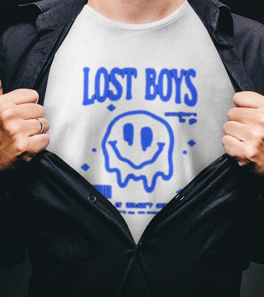 Lost Boys Nowhere To Go Barcode I Swear It Wasn't Our Fault T-Shirt