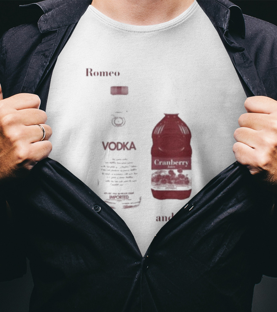 Romeo Vodka And Juliet Cranberry T-Shirt