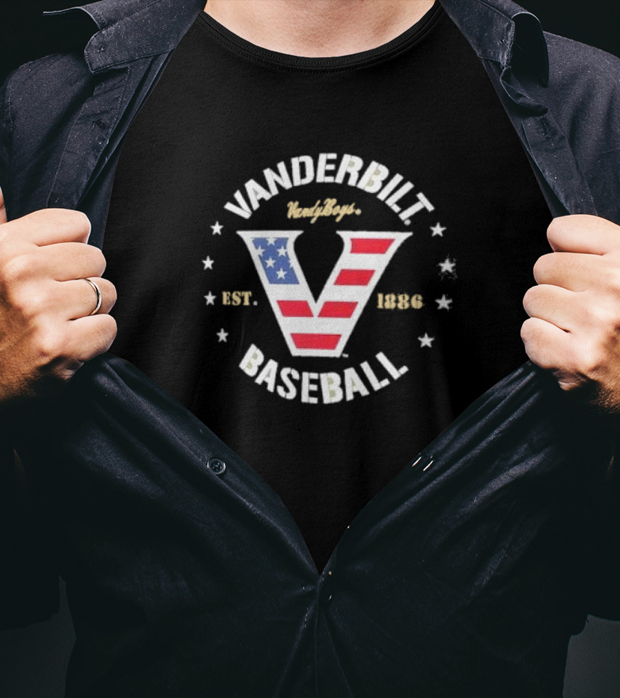 Vanderbilt Baseball Vandy Boys Military Appreciation Est. 1886 T-Shirt