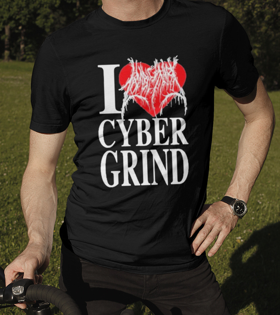 I Love Zombieshark Cybergrind T-Shirt
