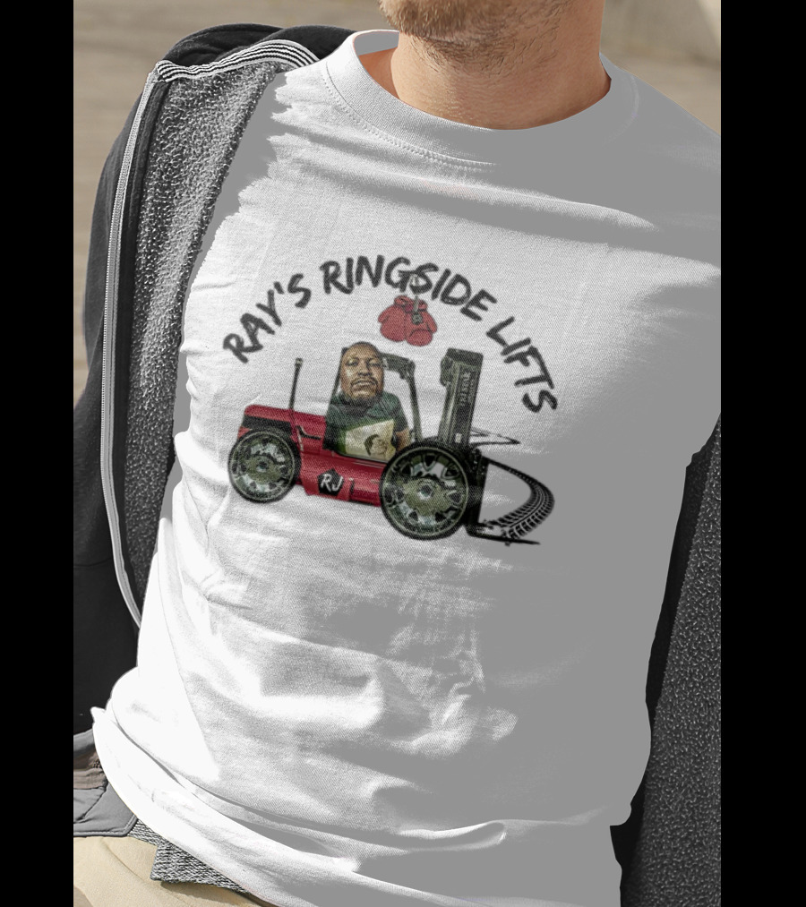 Ray's Ringside Lifts RJ Basketball Forklift Gloves T-Shirt