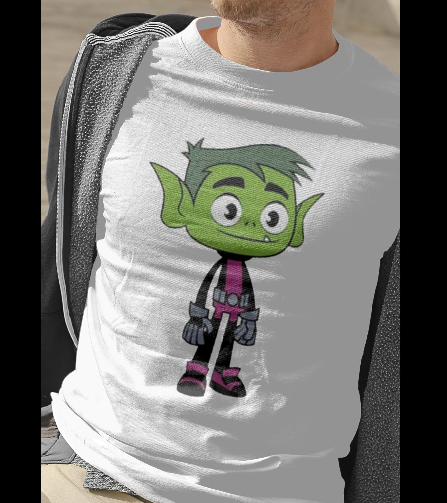 Ray William Johnson Wearing Teen Titans Beast Boy Character T-Shirt