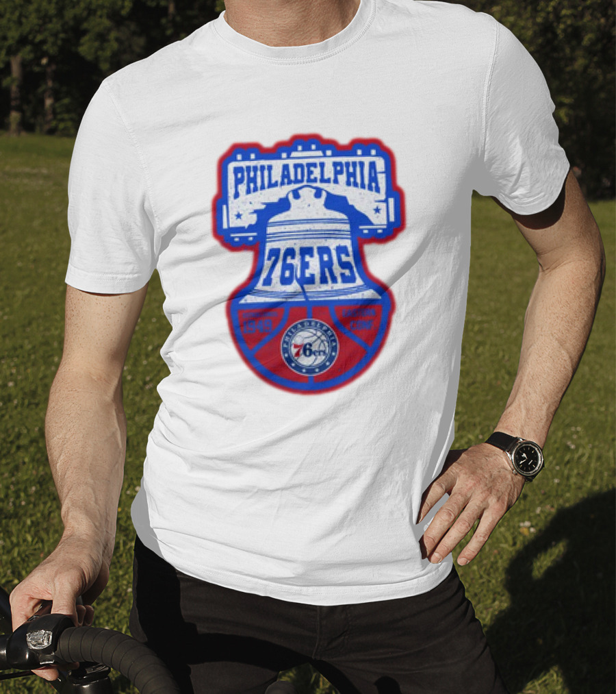 Philadelphia 76Ers 1949 Eastern Conference Liberty Bell T-Shirt