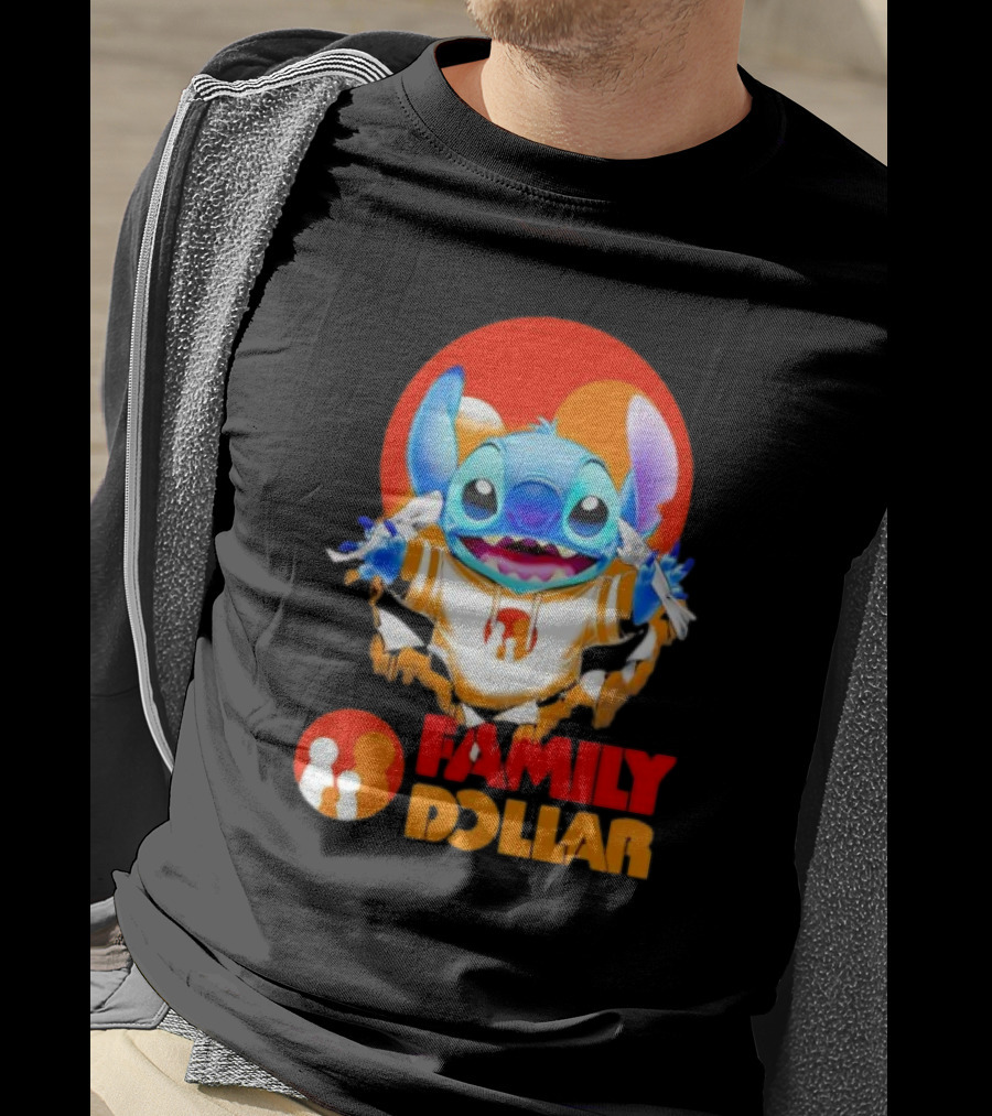 Stitch Family Dollar Logo Remix T-Shirt