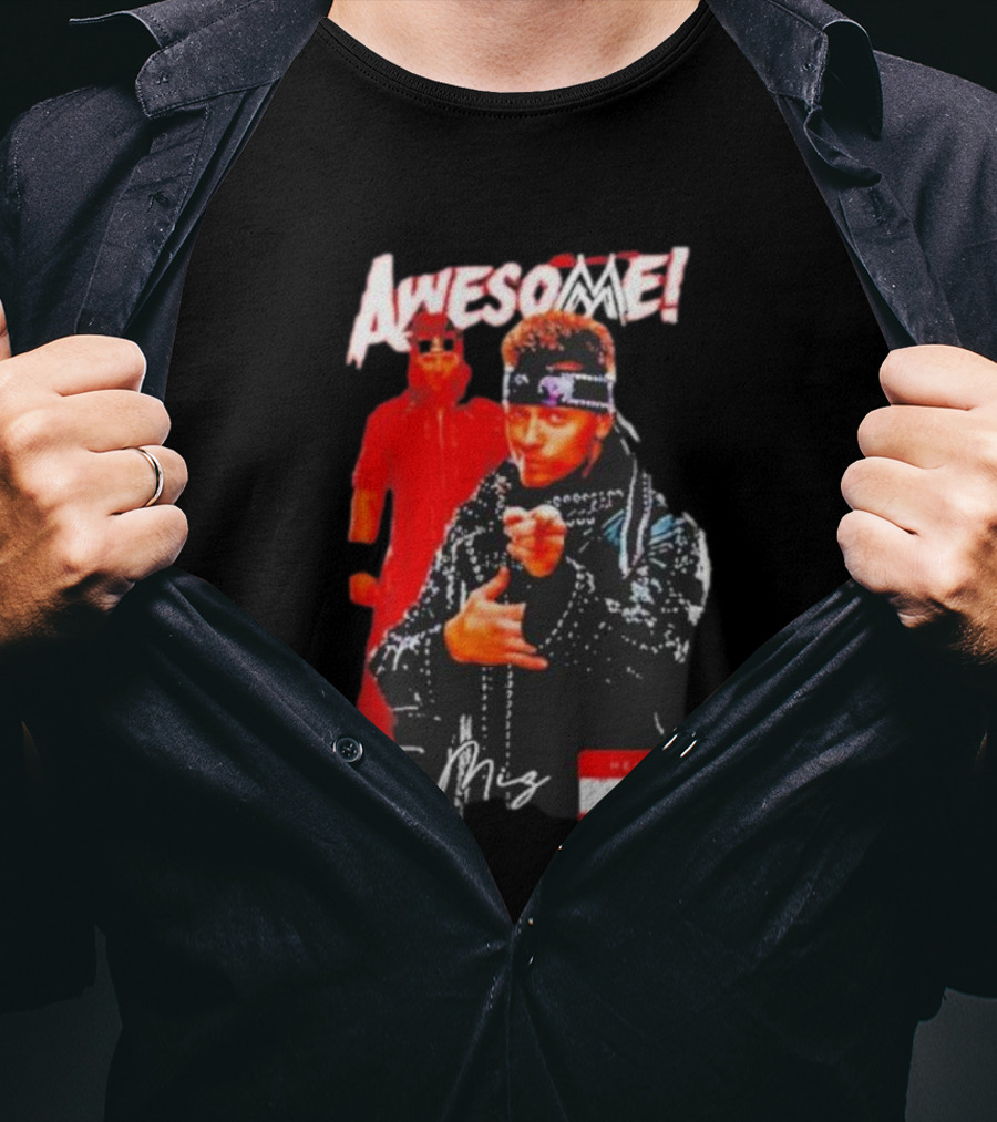The Miz Awesome Hello Awesome Name Tag T-Shirt