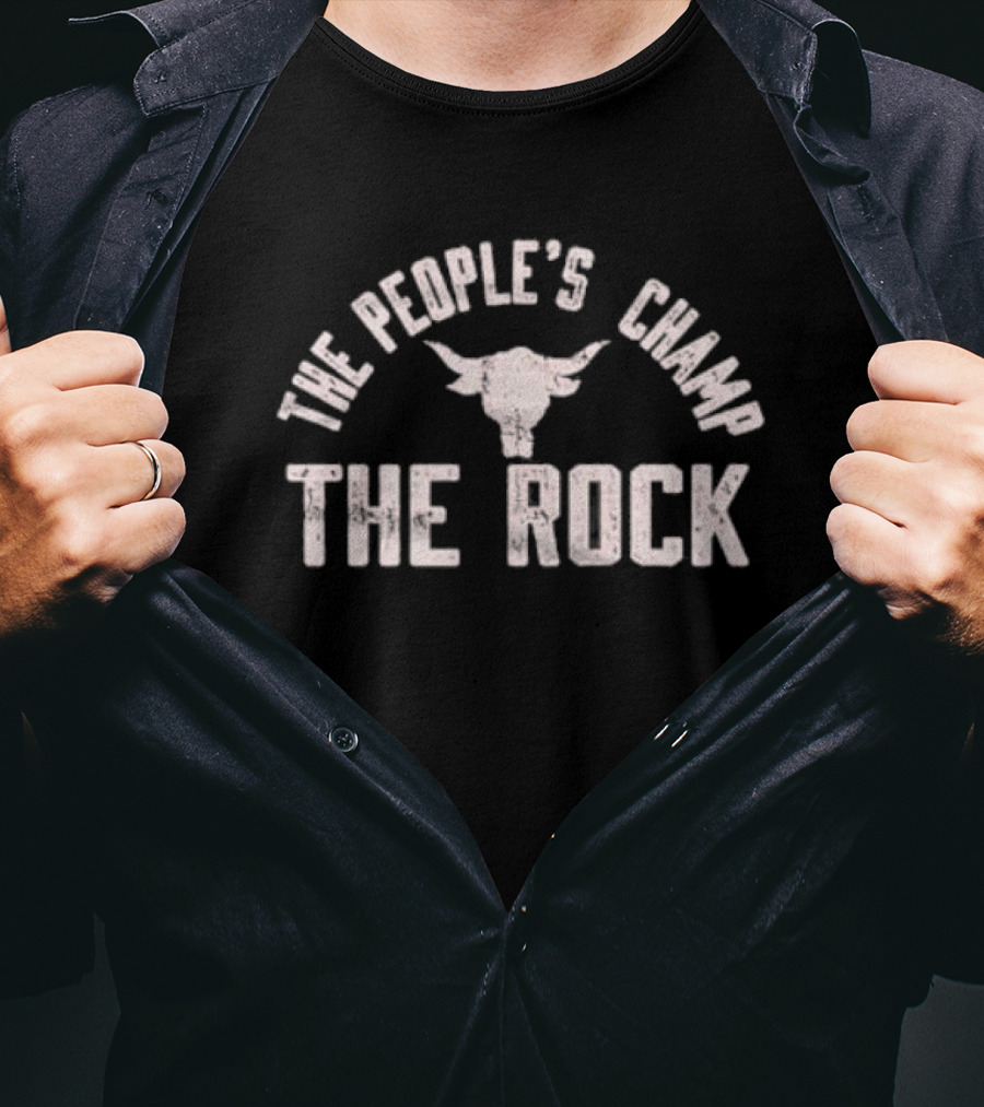 The Rock The People’s Champ Bull T-Shirt