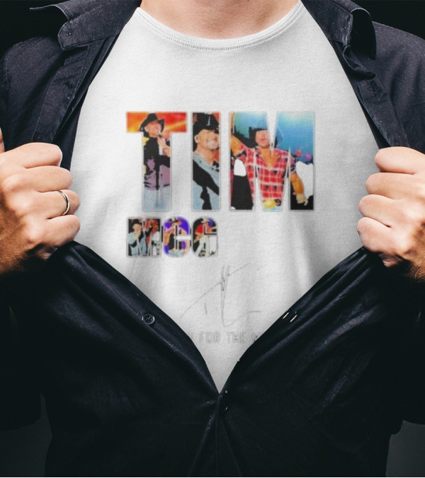 TIM MCGRAW THANK YOU FOR THE MEMORIES SIGNATURE ICONIC STAGE PERFORMANCES T-Shirt