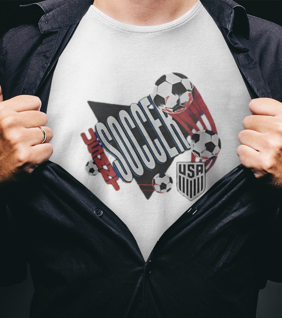 USMNT Soccer USA Shield Tri-Blend T-Shirt