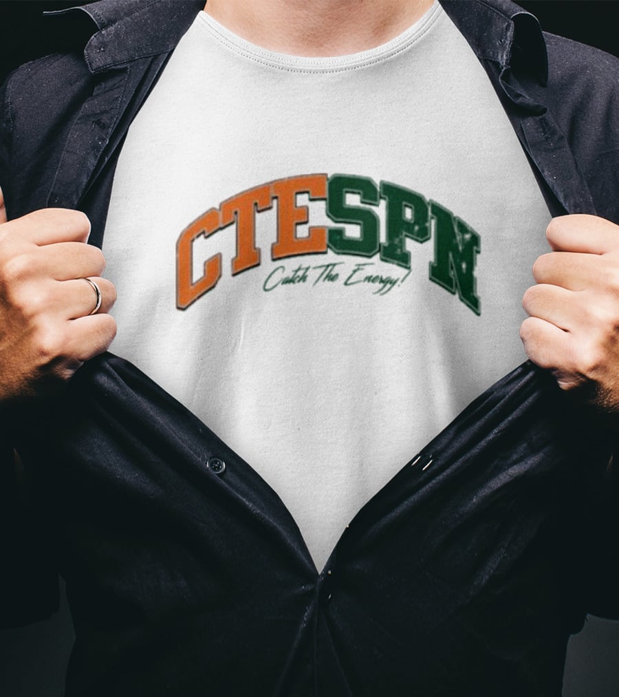 CTESPN Catch The Energy Sports Enthusiast T-Shirt
