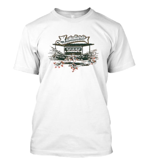 Muskallard Stadium Pocket Sand Retro Sports Venue T-Shirt