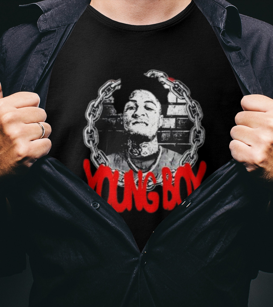 Never Broke Again Young Boy Chain T-Shirt