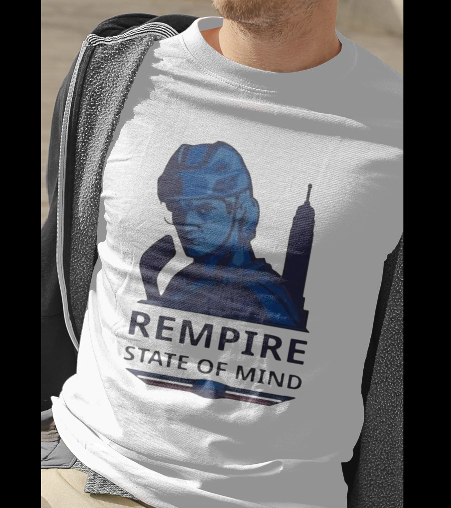 Rempire State Of Mind Matt Rempe New York Rangers Hockey Skyline T-Shirt
