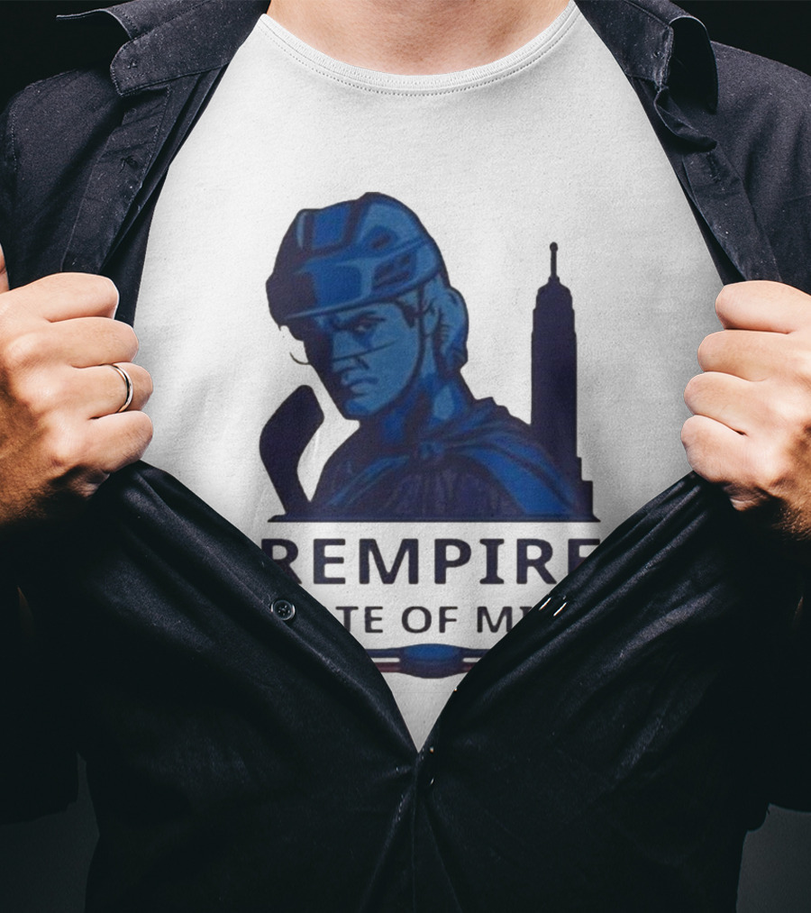 Rempire State Of Mind Matt Rempe New York Rangers Hockey Skyline T-Shirt